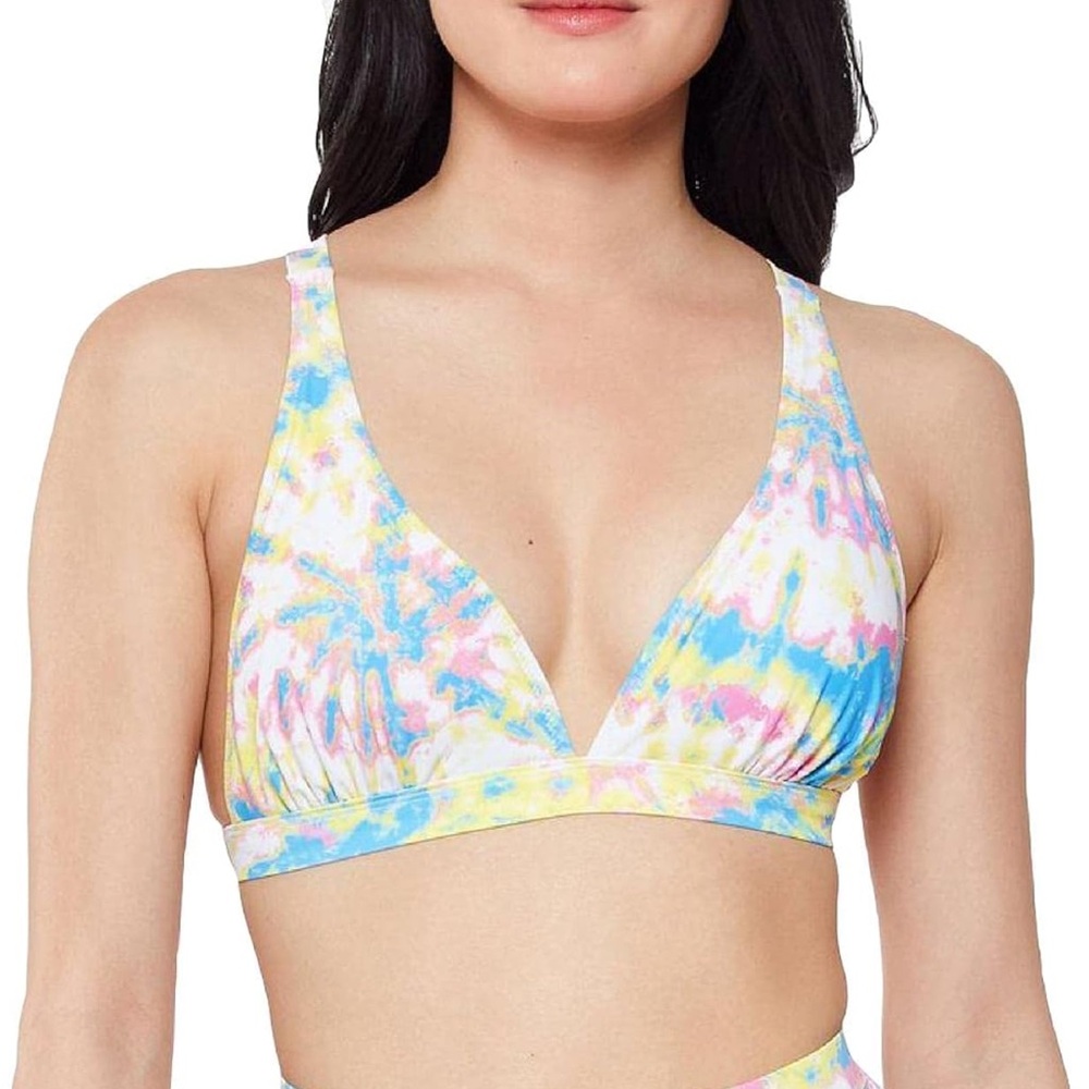 Colorful Tie-Dye Bikini Top